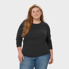 Women's Plus Longtail T Long Sleeve Crew
