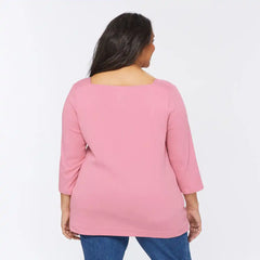 Women's Plus Longtail T 3/4 Sleeve Tunic