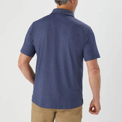 Men's Powercord Standard Fit Short Sleeve Polo