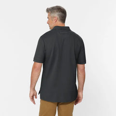 Men's No Polo Shirt Short Sleeve
